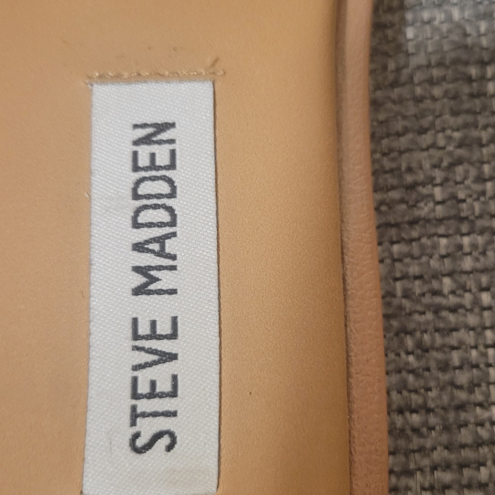 Steve Madden Silver Rhinestone Women's Slide Sandals - Picture 5 of 11